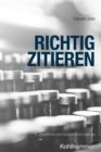 Richtig zitieren - eBook