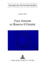 Face Amount of Reserve if Greater - Book