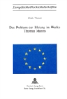 Das Problem der Bildung im Werke Thomas Manns - Book