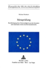 Metapruefung : Rechtfertigung ihrer Notwendigkeit aus den formalen und materialen Zielen des Revisionsbetriebs - Book