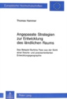 Angepasste Strategien zur Entwicklung des laendlichen Raums : Das Beispiel Burkina Faso aus der Sicht einer theorie- und praxisorientierten Entwicklungsgeographie - Book