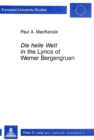 "Die Heile Welt" in the Lyrics of Werner Bergengruen - Book