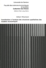 Contribution a l'analyse des structures qualitatives des modeles economiques - Book