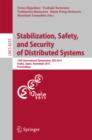 Stabilization, Safety, and Security of Distributed Systems : 15th International Symposium, SSS 2013, Osaka, Japan, November 13-16, 2013. Proceedings - eBook
