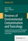 Ecological Risk Assessment for Chlorpyrifos in Terrestrial and Aquatic Systems in the United States - eBook