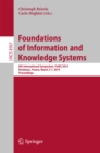 Foundations of Information and Knowledge Systems : 8th International Symposium, FoIKS 2014, Bordeaux, France, March 3-7, 2014. Proceedings - eBook