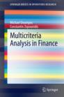 Multicriteria Analysis in Finance - eBook