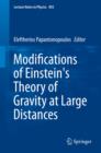 Modifications of Einstein's Theory of Gravity at Large Distances - eBook