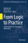 From Logic to Practice : Italian Studies in the Philosophy of Mathematics - eBook