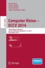 Computer Vision -- ECCV 2014 : 13th European Conference, Zurich, Switzerland, September 6-12, 2014, Proceedings, Part II - Book