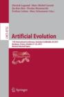 Artificial Evolution : 11th International Conference, Evolution Artificielle, EA 2013, Bordeaux, France, October 21-23, 2013. Revised Selected Papers - Book