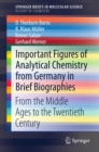 Important Figures of Analytical Chemistry from Germany in Brief Biographies : From the Middle Ages to the Twentieth Century - eBook