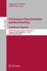 Performance Characterization and Benchmarking. Traditional to Big Data : 6th TPC Technology Conference, TPCTC 2014, Hangzhou, China, September 1--5, 2014.  Revised Selected Papers - Book
