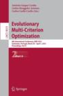 Evolutionary Multi-Criterion Optimization : 8th International Conference, EMO 2015, Guimaraes, Portugal, March 29 --April 1, 2015. Proceedings, Part II - Book