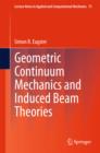 Geometric Continuum Mechanics and Induced Beam Theories - eBook