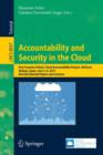 Accountability and Security in the Cloud : First Summer School, Cloud Accountability Project, A4Cloud, Malaga, Spain, June 2-6, 2014, Revised Selected Papers and Lectures - Book