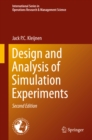 Design and Analysis of Simulation Experiments - eBook