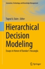 Hierarchical Decision Modeling : Essays in Honor of Dundar F. Kocaoglu - eBook