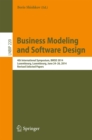 Business Modeling and Software Design : 4th International Symposium, BMSD 2014, Luxembourg, Luxembourg, June 24-26, 2014, Revised Selected Papers - eBook