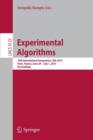 Experimental Algorithms : 14th International Symposium, SEA 2015, Paris, France, June 29 – July 1, 2015,  Proceedings - Book