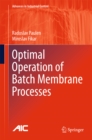 Optimal Operation of Batch Membrane Processes - eBook