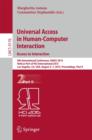 Universal Access in Human-Computer Interaction. Access to Interaction : 9th International Conference, UAHCI 2015, Held as Part of HCI International 2015, Los Angeles, CA, USA, August 2-7, 2015, Procee - Book