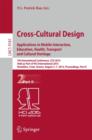 Cross-Cultural Design: Applications in Mobile Interaction, Education, Health, Tarnsport and Cultural Heritage : 7th International Conference, CCD 2015, Held as Part of HCI International 2015, Los Ange - Book