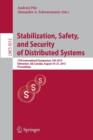 Stabilization, Safety, and Security of Distributed Systems : 17th International Symposium, SSS 2015, Edmonton, AB, Canada, August 18-21, 2015, Proceedings - Book