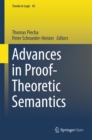 Advances in Proof-Theoretic Semantics - eBook