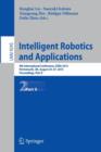 Intelligent Robotics and Applications : 8th International Conference, ICIRA 2015, Portsmouth, UK, August 24-27, 2015, Proceedings, Part II - Book