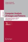 Computer Analysis of Images and Patterns : 16th International Conference, CAIP 2015,  Valletta, Malta, September 2-4, 2015, Proceedings, Part II - Book