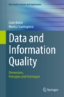 Data and Information Quality : Dimensions, Principles and Techniques - eBook