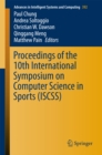 Proceedings of the 10th International Symposium on Computer Science in Sports (ISCSS) - eBook