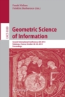 Geometric Science of Information : Second International Conference, GSI 2015, Palaiseau, France, October 28-30, 2015, Proceedings - Book