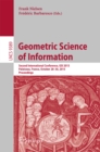 Geometric Science of Information : Second International Conference, GSI 2015, Palaiseau, France, October 28-30, 2015, Proceedings - eBook