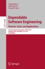 Dependable Software Engineering: Theories, Tools, and Applications : First International Symposium, SETTA 2015, Nanjing, China, November 4-6, 2015, Proceedings - eBook