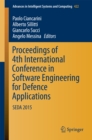 Proceedings of 4th International Conference in Software Engineering for Defence Applications : SEDA 2015 - eBook