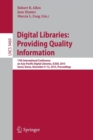 Digital Libraries: Providing Quality Information : 17th International Conference on Asia-Pacific Digital Libraries, ICADL 2015, Seoul, Korea, December 9-12, 2015. Proceedings - Book