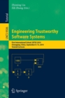 Engineering Trustworthy Software Systems : First International School, SETSS 2014, Chongqing, China, September 8-13, 2014. Tutorial Lectures - Book