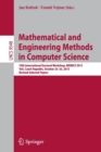 Mathematical and Engineering Methods in Computer Science : 10th International Doctoral Workshop, MEMICS 2015, Telc, Czech Republic, October 23-25, 2015, Revised Selected Papers - Book
