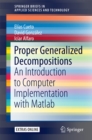 Proper Generalized Decompositions : An Introduction to Computer Implementation with Matlab - eBook