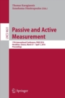 Passive and Active Measurement : 17th International Conference, PAM 2016, Heraklion, Greece, March 31 - April 1, 2016. Proceedings - Book