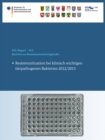 Berichte zur Resistenzmonitoringstudie 2012/2013 : Resistenzsituation bei klinisch wichtigen tierpathogenen Bakterien 2012/2013 - eBook