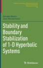 Stability and Boundary Stabilization of 1-D Hyperbolic Systems - Book