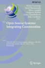 Open Source Systems: Integrating Communities : 12th IFIP WG 2.13 International Conference, OSS 2016, Gothenburg, Sweden, May 30 - June 2, 2016, Proceedings - eBook
