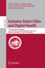 Inclusive Smart Cities and  Digital Health : 14th International Conference on Smart Homes and Health Telematics, ICOST 2016, Wuhan, China, May 25-27, 2016. Proceedings - eBook