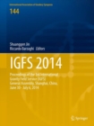 IGFS 2014 : Proceedings of the 3rd International Gravity Field Service (IGFS), Shanghai, China, June 30 - July 6, 2014 - eBook