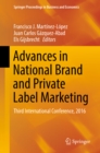 Advances in National Brand and Private Label Marketing : Third International Conference, 2016 - eBook