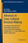 Advances in Cross-Cultural Decision Making : Proceedings of the AHFE 2016 International Conference on Cross-Cultural Decision Making (CCDM), July 27-31,2016, Walt Disney World(R), Florida, USA - eBook