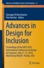 Advances in Design for Inclusion : Proceedings of the AHFE 2016 International Conference on Design for Inclusion, July 27-31, 2016, Walt Disney World(R), Florida, USA - eBook